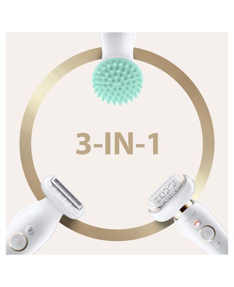 Silk-épil 9 Flex Epilator with Massage Pad